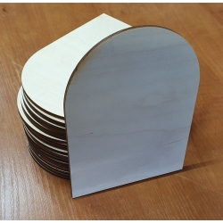 Elementy 15cm bazy drewniane kształty sklejka 20szt.